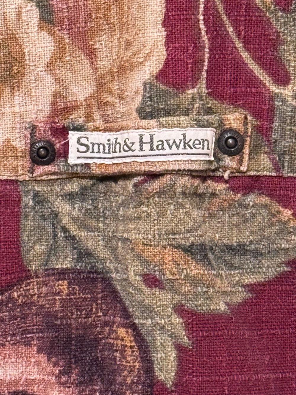 Vintage SMITH & HAWKEN Floral Print Barn / Chore Jacket - Women’s “M” - Picture 9 of 12